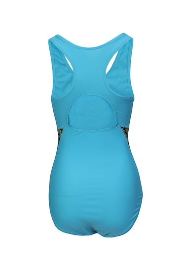 Slazenger SPL RacerBack Kadın Mayo Mavi / Siyah