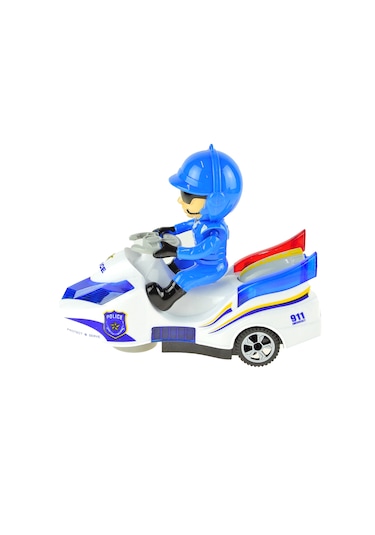 Işıklı Sesli Pilli 2o Oyuncak Polis Motosikleti0 Cm