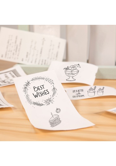 Mufunye 76x30mm 10 Yıllık Üçlü Koruma Termal Etiket Kağıdı - Yağ, Su Ve Sürtünmeye Dayanıklı, 10 Rulo Paket