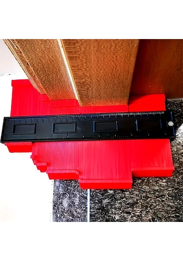 Fochsia Her Açıdan Şekil Ölçümü İçin Esnek Ve Yeniden Kullanılabilir Plastik Kontur Ölçer 1 Adet