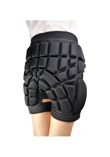 Suntek Ayarlanabilir 3d Yastıklı Kalça Koruyucu Kısa Siyah