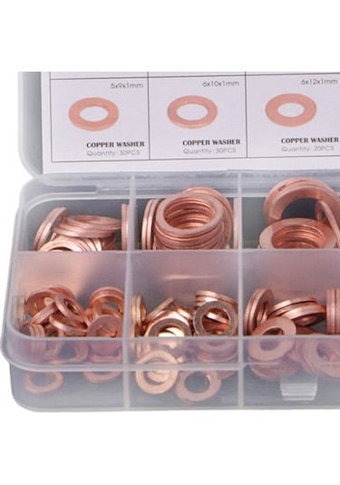 Suntek 200 Bakır Pul Conta Çeşitleri Düz Halkalar