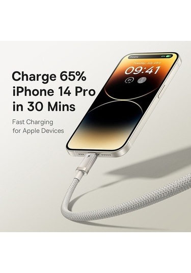 Zyzqstore Pazly Uzunluk: Usb'den Titanyum Seri Şarj Pinli 8 2.4a 1m Aw Hızlı Baseus Alaşımlı Kablosu