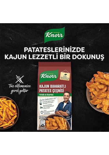 Knorr Kajun Baharatlı Patates Çeşnisi 5 x 60 G