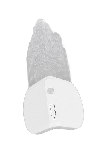 Shineyee Akrilik Kule Hareket Sensörlü Gece Lambası - Usb Şarjlı, 3000k Yumuşak Işık, Triangular Tasarım, Çatı/zemin Uyumlu, Bina Dahili Pil Koridor/odalar İçin Diğer