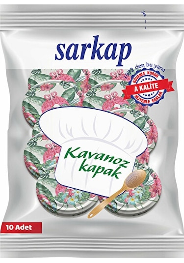 Sarkap Karışık Renk Desenli Standart Kavanoz Kapağı