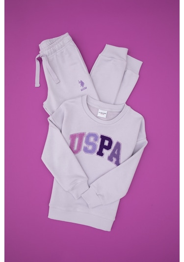 U.s. Polo Assn. Kız Çocuk Lila Pijama Takım 50318952-vr034 Lila