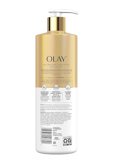 Olay Shea Butter ve B3 Vitamini İçerikli Vücut Losyonu 502 ML
