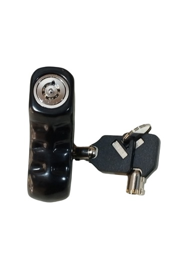 Motosiklet Çelik Disk Kilidi Kilit 5.5 Mm Siyah Alarmlı Değildir
