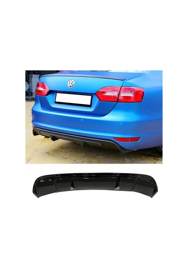 Vw Jetta Mk6 R Difüzör Piona Black Çıkıssız 2010 - 2014 Abs