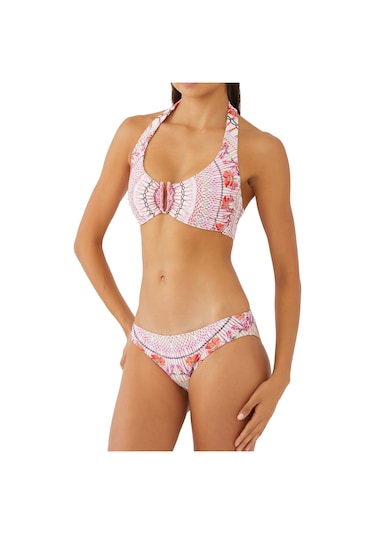 Heidi Klein Renkli U - Bar Askılı Bikini Üstü Çok Renkli