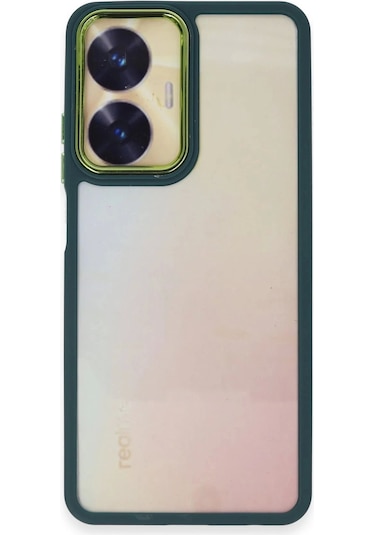 Realme C55 Kılıf Dora Kapak - Haki Yeşil