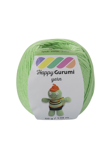 Happy Yarn Happy Gurumi Amigurumi Örgü İpi 50gr 130m Açık Yeşil