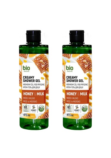 Organik Vegan Duş Jeli Honey Milk 2 X 473 Ml