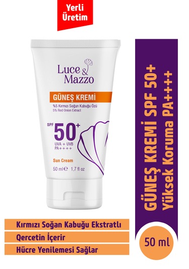 Luce & Mazzo Çok Yüksek Koruyucu Yüz Vücut Güneş Kremi SPF50+ 50 ML