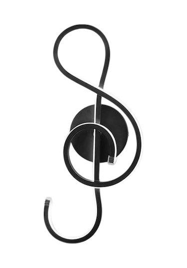 Suntek Magideal Pvc Duvar Lambası Başucu Aplik Siyah