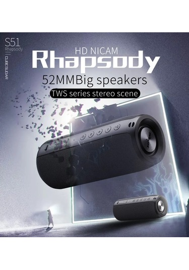 Singree "zealot S51 Kablosuz Bluetooth Hoparlör: Güçlü Bass, Su Geçirmez, 12 Saat Çalma Süresi İle Taşınabilir"