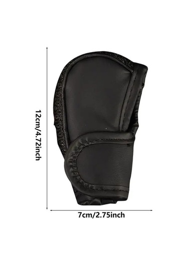 Sones Universal Araç Pu + Buz İpek Vites Topuzu Koruyucu Kapak Siyah