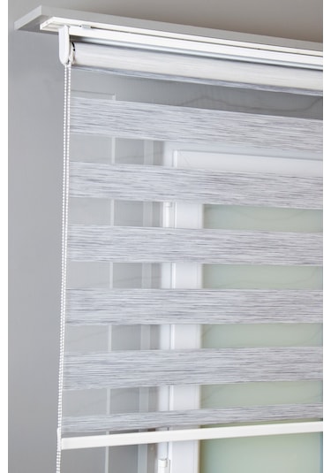 Gri Bambu Zebra Stor Kaliteli Güneşlik Perdeler