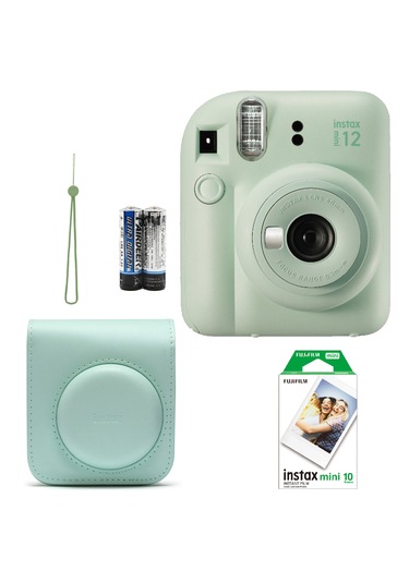 Fujifilm Instax Mini 12 Fotoğraf Makinesi + Askı + Pil + Çanta