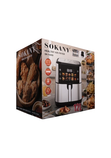 Sokany SK-10099 2400 W Profesyonel Çift Sepet Airfryer