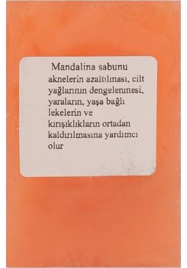 Makyaj Temizleme Sabunu Mandalina 100 Gr