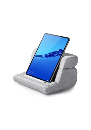 Suntek Tablet Yastık Standı Dizüstü Telefon Tutucu Rafı Gri