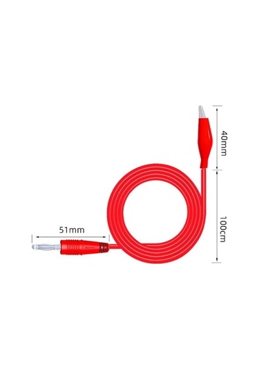 P1038 4mm Banana - Krokodil Multimetre Kablosu