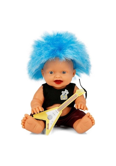 Sunman Punk Nil Bebek Renkli Saçlı 23 Cm 20050