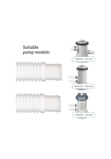 Adet Yer Üstü Havuzlar İçin Havuz Hortumları, 607, 637 Model Pompalara Uygun