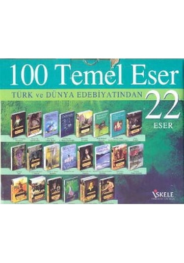 100 Temel Eser (22 Kitap Kutulu) - Daniel Defoe - Jack London - İskele Yayıncılık