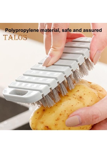 Gri Patates Soyucu Uygun Ergonomik Tasarım Mini Pretty Restoran İçin Emek Tasarrufu Sağlayan Meyve Fırçası Gri