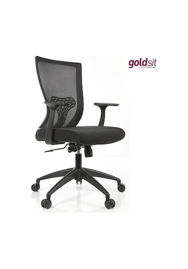 Dekofis Goldsit Çalışma Koltuğu Fileli