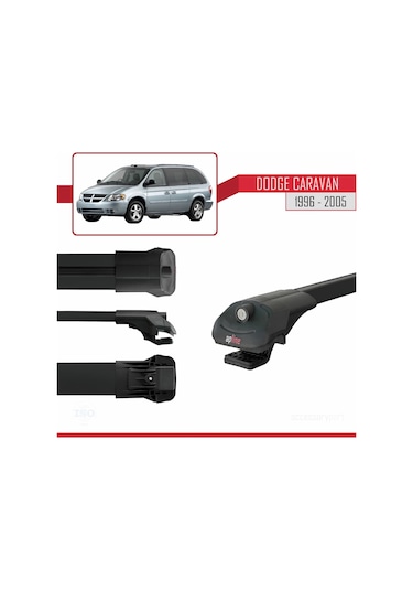 Dodge Caravan 1996-2005 Arası İle Uyumlu Ace-1 Ara Atkı Tavan Bar