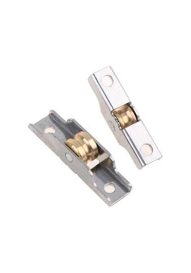 1 Adet Paslanmaz Çelik Pencere Kasnağı Sürgülü Kapı Makarası Koşucu Tekerlek Parça Kasnağı 4