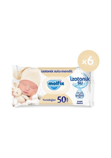 Islak Havlu Mendil İzotonik Yeni Doğan 50 Yaprak X6 Adet Diğer