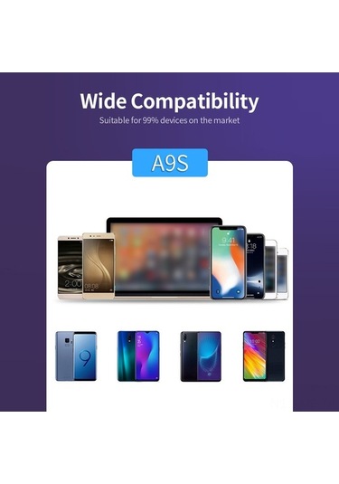 Novahub 8 Portlu Hızlı Şarj Usb Araç Şarj Cihazı - Led Ekranlı, 8a Çıkış, Akıllı Cihazlar İçin Hızlı Şarj