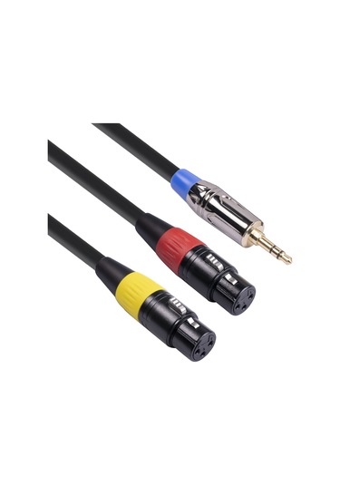Sones Tc194buxk107yr-30 3,5 Mm Erkek - Çift Canon Dişi Ses Kablosu