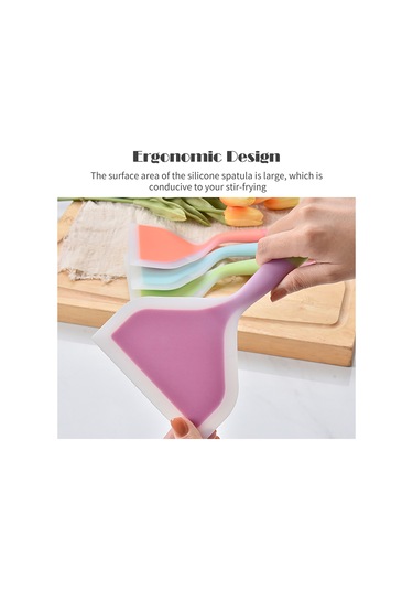 Xindoker Mavi Yiyecek Dereceli Silikon Paleta - Anti Yapışkan, Geniş Açık, Pişirme Ve Pastalarda Kullanım, Kolay Temizlenir Mavi