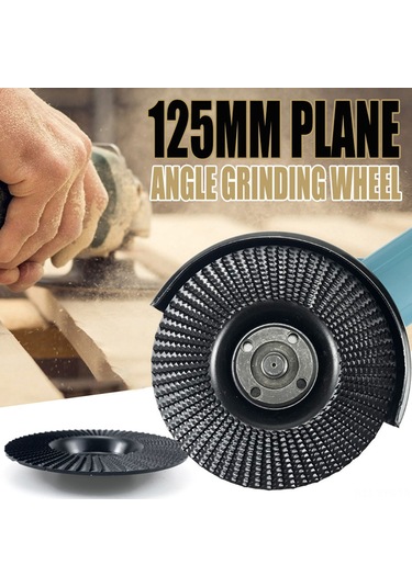 Symbee Kara Tungsten Carbide Ahşap Oymacılık Diski 125mm - Köşe Taşlama Makinesi İçin Verimli Oyma, Taşlama Ve Materyal Kaldırma Aksesuarı