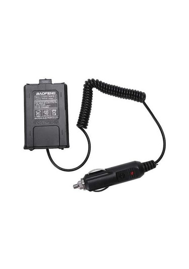 Createtech Uv5r Siyah Şarj Kablolu İçin Güç Ette Dc12v Cihazı Araç 400mah - Ue