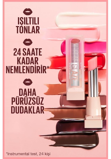 Maybelline New York Lifter Glaze Shea Yağı Ve Hyalüronik Asit İçeren Renkli Dudak Balmı 07 Berry Haze