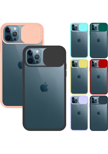 Apple Uyumlu iPhone 12 / 12 Pro Kilif Palm Kamera Koruma Kapakli Silikon 514447548