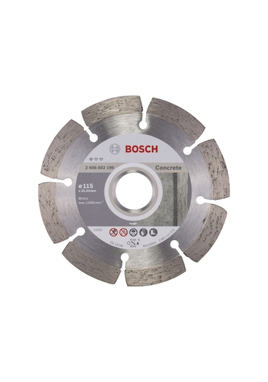 Bosch Standard For Concrete 115 Mm Elmas Kesme Diski - 2608602196