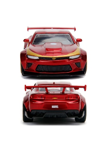 Marvel Iron Man 2016 Chevy Camaro Die - Cast Model Araba 1:32 - 13 Cm