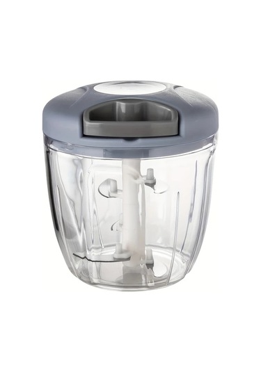 Awesomestore 900ml Mavi Mutfak Sebze Doğrayıcı, Çok Amaçlı Sarımsak Ezici, El Tipi Kıyma Makinesi Mavi