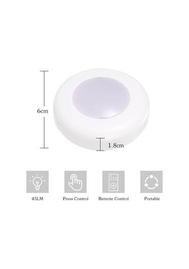 Mufunye Kablosuz Led Dolap Lambası Seti - Uzaktan Kumandalı, Ayarlanabilir Aydınlatma Ve Zamanlayıcı Özellikli Diğer