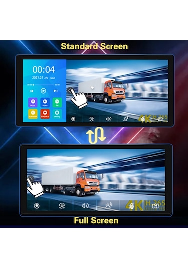 Dokunmatik Ekran 10,36 İnç 4k Bluetooth Mp5 Kamerasız
