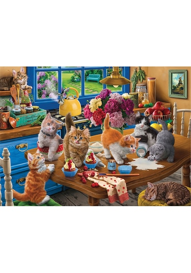Anatolian 1000 Parçalık Puzzle - Mutfak Kedileri 1114