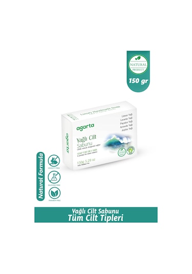 Agarta Doğal El Yapımı Yağlı Cilt Sabunu 150 G